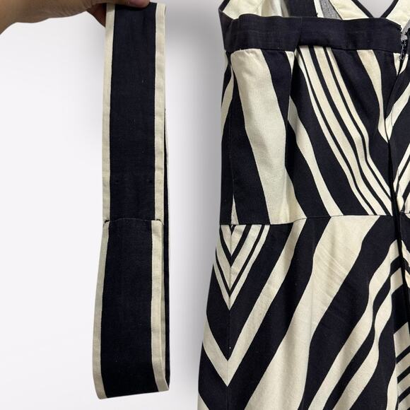 VTG 70s Eleanor Brenner ILGWU Dress Jacket 2 Piece 3/4 Striped Belt Posh Preppy - Picture 9 of 11